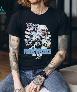 Official Tennessee Titans Frank wycheck thank you for the memories T shirt