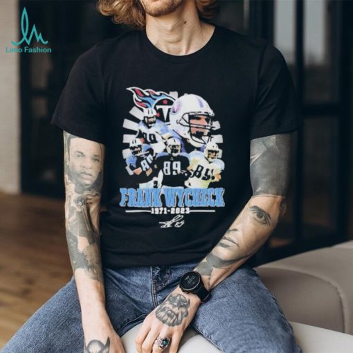 Official Tennessee Titans Frank wycheck thank you for the memories T shirt