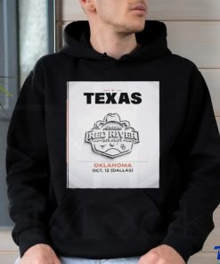 Official Texas Longhorns Football 2024 Schedule Allstate Red River Rivalry At The Cotton Bowl Shirt