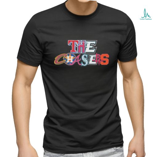 Official The Chasers Dept Black 4Th Quarter Flared Logo T Shirt