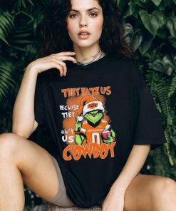 Official The Grinch They Hate Us Because Ain’t Us OSU Cowboys Texas Bowl 2023 Christmas Shirt