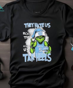 Official The Grinch They Hate Us Because Ain’t Us UNC Tar Heels Basketball Christmas Shirt