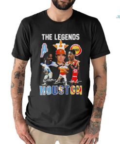 Official The Legends Of Houston T Shirt