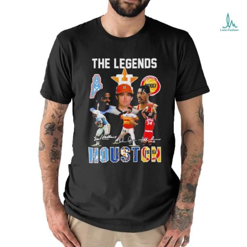 Official The Legends Of Houston T Shirt