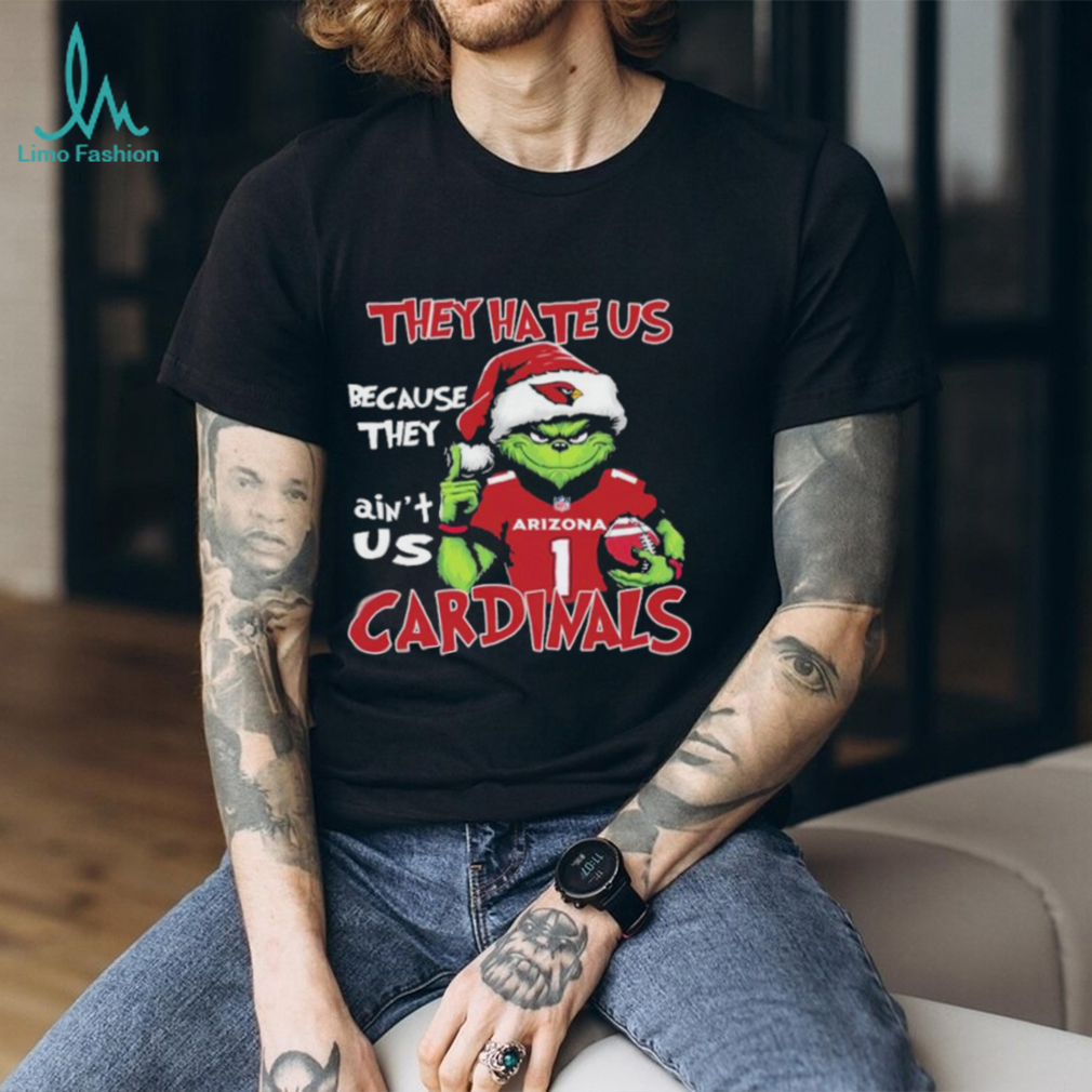 Official They Hate US Arizona Cardinals Football Santa Grinch Christmas shirt Official They Hate US Arizona Cardinals Football Santa Grinch Christmas shirt