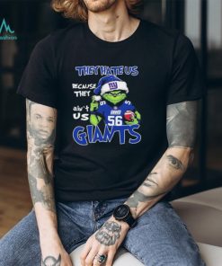 Official They Hate US New York Giants Football Santa Grinch Christmas shirt