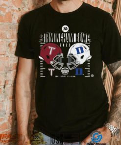 Official Troy Trojans Vs Duke Blue Devils 2023 Birmingham Bowl Head To Head Shirt
