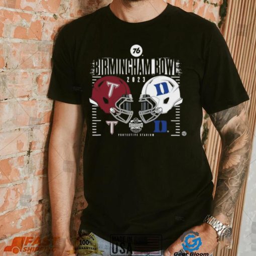 Official Troy Trojans Vs Duke Blue Devils 2023 Birmingham Bowl Head To Head Shirt