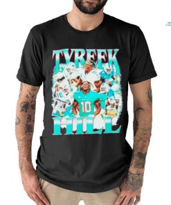 Official Tyreek Hill Miami Dolphins Retro T Shirt