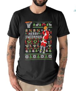 Official Ugly Merry Christmas Basketball Xmas Pajama T Shirt