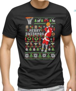 Official Ugly Merry Christmas Basketball Xmas Pajama T Shirt