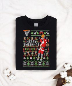 Official Ugly Merry Christmas Basketball Xmas Pajama T Shirt