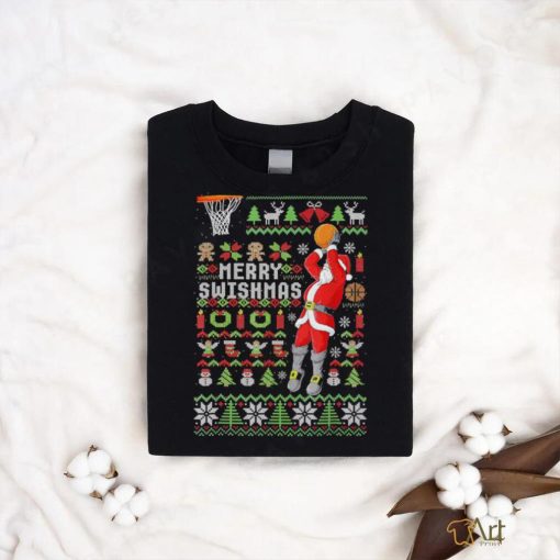 Official Ugly Merry Christmas Basketball Xmas Pajama T Shirt