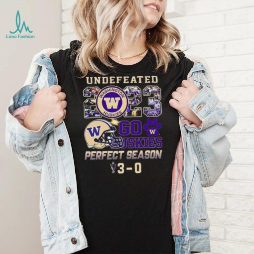 Official Undefeated 2023 Perfect Season 13 0 Go Huskies Washington Football Shirt