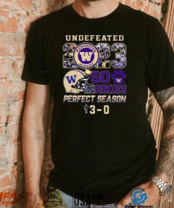 Official Undefeated 2023 Perfect Season 13 0 Go Huskies Washington Football Shirt