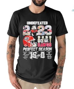 Official Undefeated Georgia Bulldogs Perfect Season T Shirt