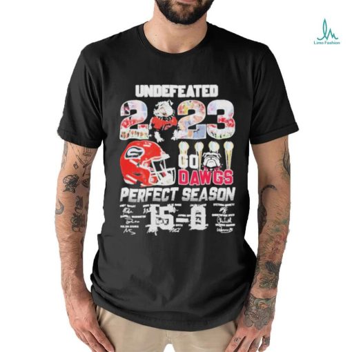 Official Undefeated Georgia Bulldogs Perfect Season T Shirt