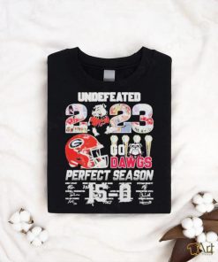Official Undefeated Georgia Bulldogs Perfect Season T Shirt