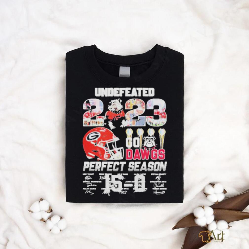 Official Undefeated Georgia Bulldogs Perfect Season T Shirt Official Undefeated Georgia Bulldogs Perfect Season T Shirt