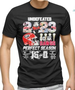 Official Undefeated Georgia Bulldogs Perfect Season T Shirt