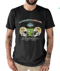 Official Union Home Mortgage Gasparilla Bowl Season 2023 2024 Georgia Tech Vs UCF College Football Bowl NCAA Head To Head Helmet Shirt