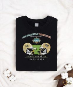 Official Union Home Mortgage Gasparilla Bowl Season 2023 2024 Georgia Tech Vs UCF College Football Bowl NCAA Head To Head Helmet Shirt