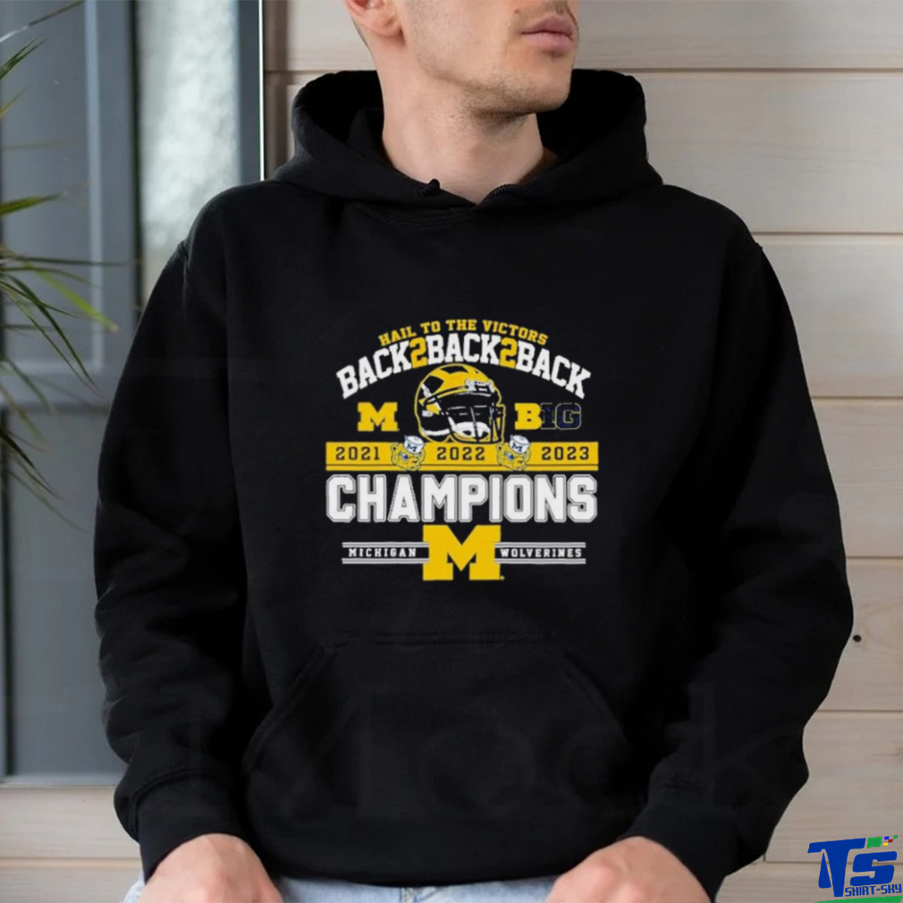 Official University Of Michigan 2023 B10 Conference Champions Back 2 Back 2 Back Hail To The Victors Shirt Official University Of Michigan 2023 B10 Conference Champions Back 2 Back 2 Back Hail To The Victors Shirt