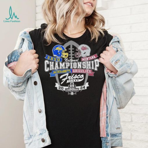 Official University of Montana Vs SDSU Jackrabbits 2024 National Championship Bound Shirt