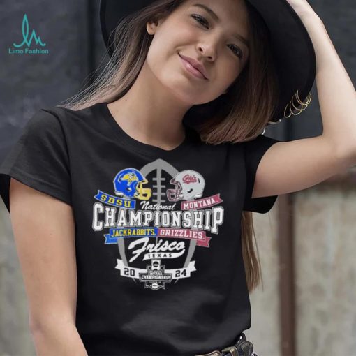 Official University of Montana Vs SDSU Jackrabbits 2024 National Championship Bound Shirt