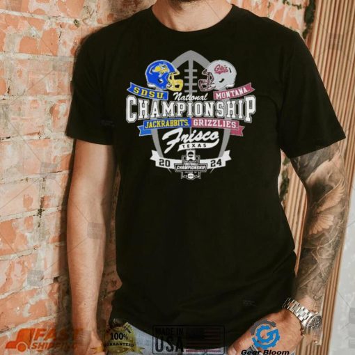 Official University of Montana Vs SDSU Jackrabbits 2024 National Championship Bound Shirt