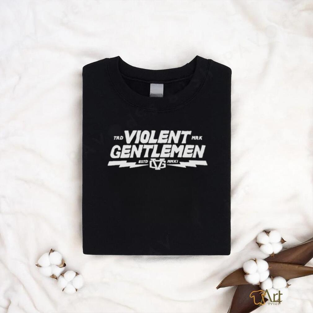 Official Violent Gentlemen Charge Heavyweight Est MMXI T Shirt Official Violent Gentlemen Charge Heavyweight Est MMXI T Shirt