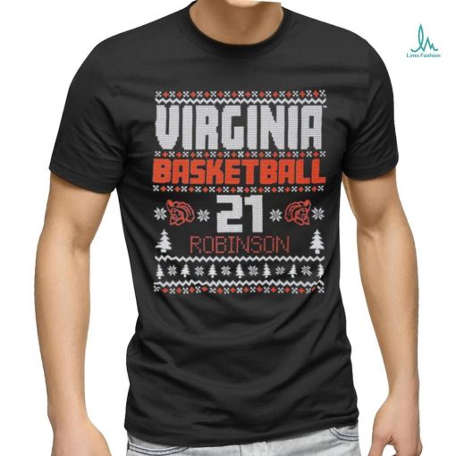 Official Virginia Ncaa Women’s Basketball Anthony Robinson 21 T Shirt