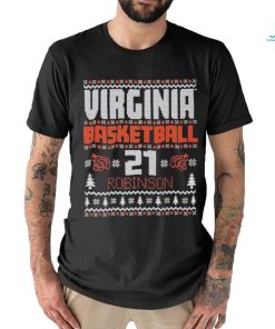 Official Virginia Ncaa Women’s Basketball Anthony Robinson 21 T Shirt