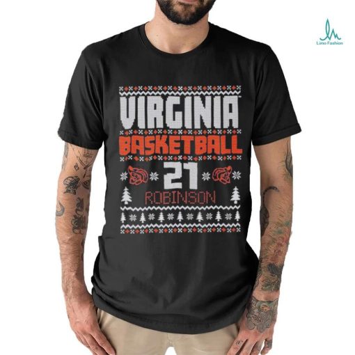 Official Virginia Ncaa Women’s Basketball Anthony Robinson 21 T Shirt