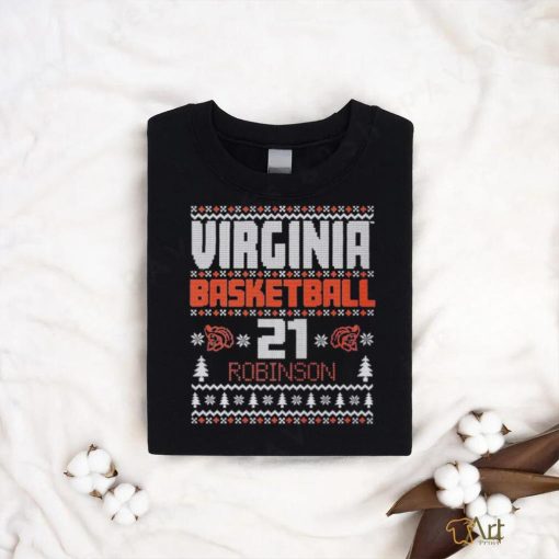 Official Virginia Ncaa Women’s Basketball Anthony Robinson 21 T Shirt