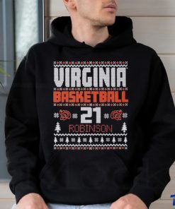 Official Virginia Ncaa Women’s Basketball Anthony Robinson 21 T Shirt