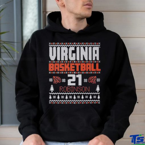 Official Virginia Ncaa Women’s Basketball Anthony Robinson 21 T Shirt