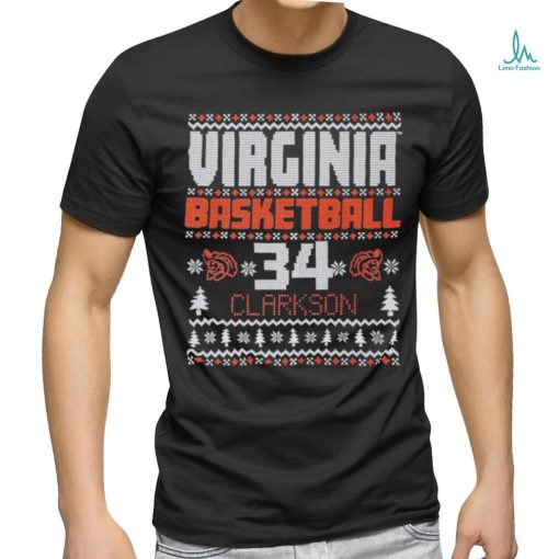 Official Virginia Ncaa Women’s Basketball London Clarkson 34 T Shirt