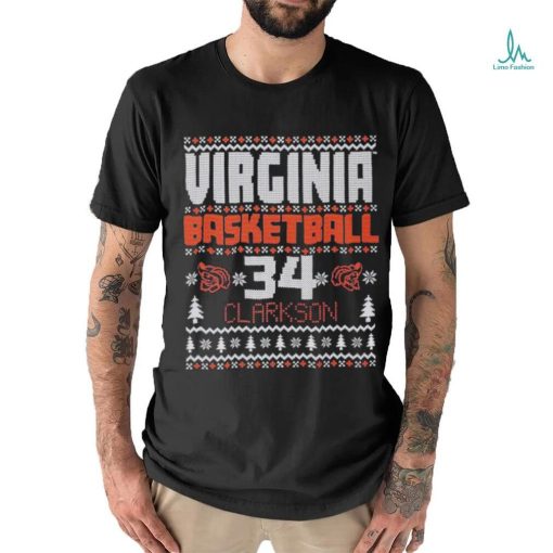 Official Virginia Ncaa Women’s Basketball London Clarkson 34 T Shirt