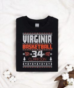 Official Virginia Ncaa Women’s Basketball London Clarkson 34 T Shirt