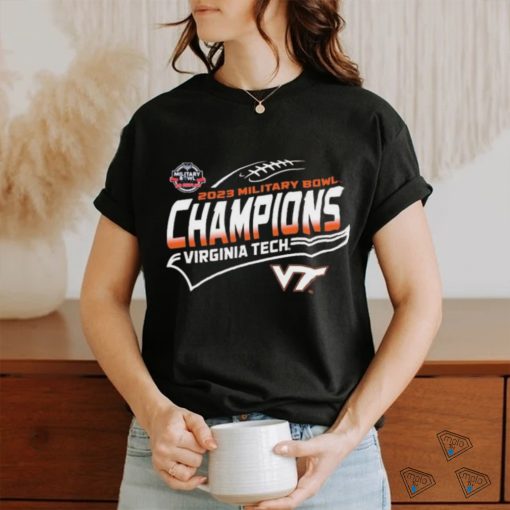 Official Virginia Tech 2023 Military Bowl Champions Shirt