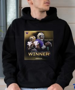 Official Washington Huskies 2023 CFB Playoff Maxwell Award Winner Best Player In College Football Shirt