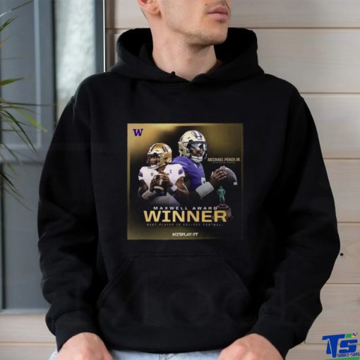 Official Washington Huskies 2023 CFB Playoff Maxwell Award Winner Best Player In College Football Shirt