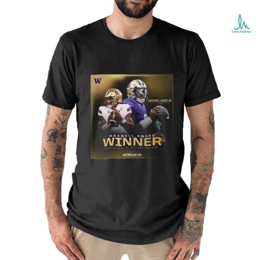 Official Washington Huskies 2023 CFB Playoff Maxwell Award Winner Best Player In College Football Shirt