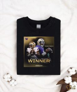 Official Washington Huskies 2023 CFB Playoff Maxwell Award Winner Best Player In College Football Shirt