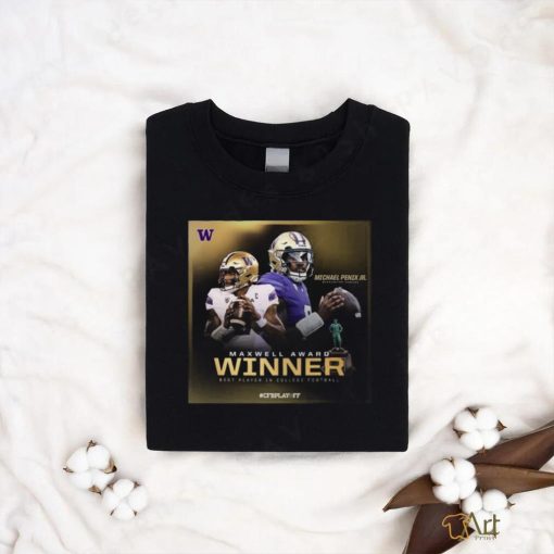 Official Washington Huskies 2023 CFB Playoff Maxwell Award Winner Best Player In College Football Shirt