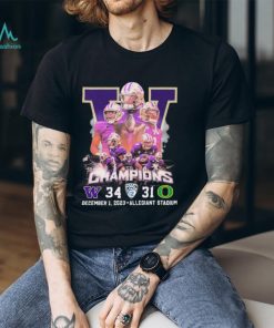 Official Washington Huskies Pac 12 Champions 34 31 Oregon December 1, 2023 Shirt, hoodie, sweater, long sleeve and tank top Official Washington Huskies Pac 12 Champions 34 31 Oregon December 1, 2023 Shirt