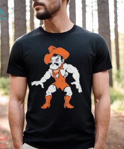 Official Wrestling Pete Black Tee Oklahoma State Cowboys Shirt