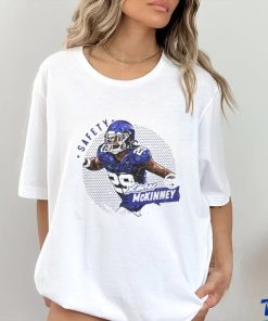 Official Xavier McKinney New York G Dots WHT T Shirt