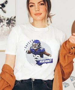 Official Xavier McKinney New York G Dots WHT T Shirt